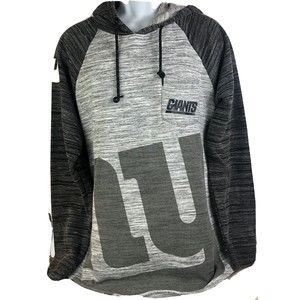 New York Giants NFL Team Apparel Gray  Sweatshirt Hoodie men's large
